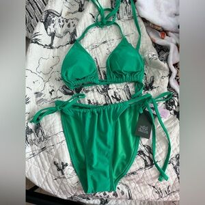 Wild Fable Green Bikini Set
